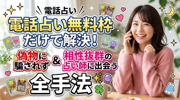 電話占い無料枠だけで解決！偽物に騙されず相性抜群の占い師に出会う全手法